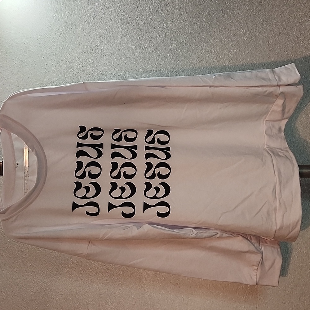 White Jesus Graphic Sweatshirt